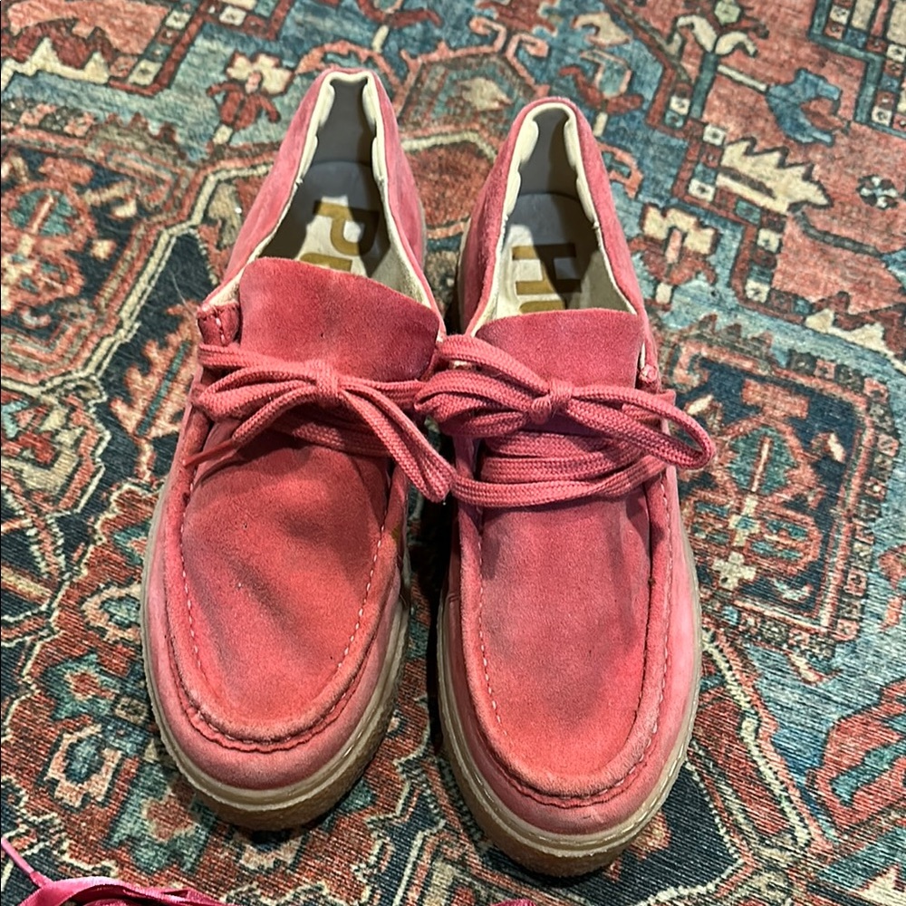 Hush puppies Suede Loafers - pink